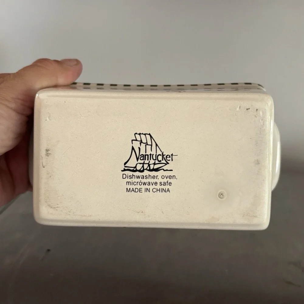 Vintage Stoneware Mini-Loaf Pans, Nantucket And Royal‎ Norfolk